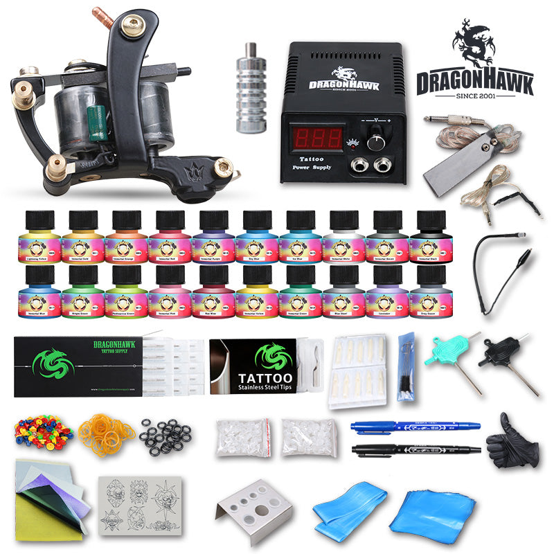 10 Sets Extreme V2S Rotary Tattoo Machine Kits – Dragonhawk Wholesale